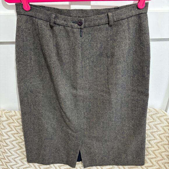 Vintage Pendleton 100% Virgin Wool 2 Piece Blazer Jacket Skirt Set - Picture 7 of 9